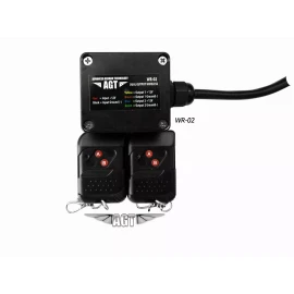 AGT 12V DC RF Wireless Remote Control & 2 Channel Toggle Switch 2 Transmitter