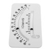 Car Inclinometer Gauge, ±6° ±45° Dual Scale Inclinometer Level Gauge