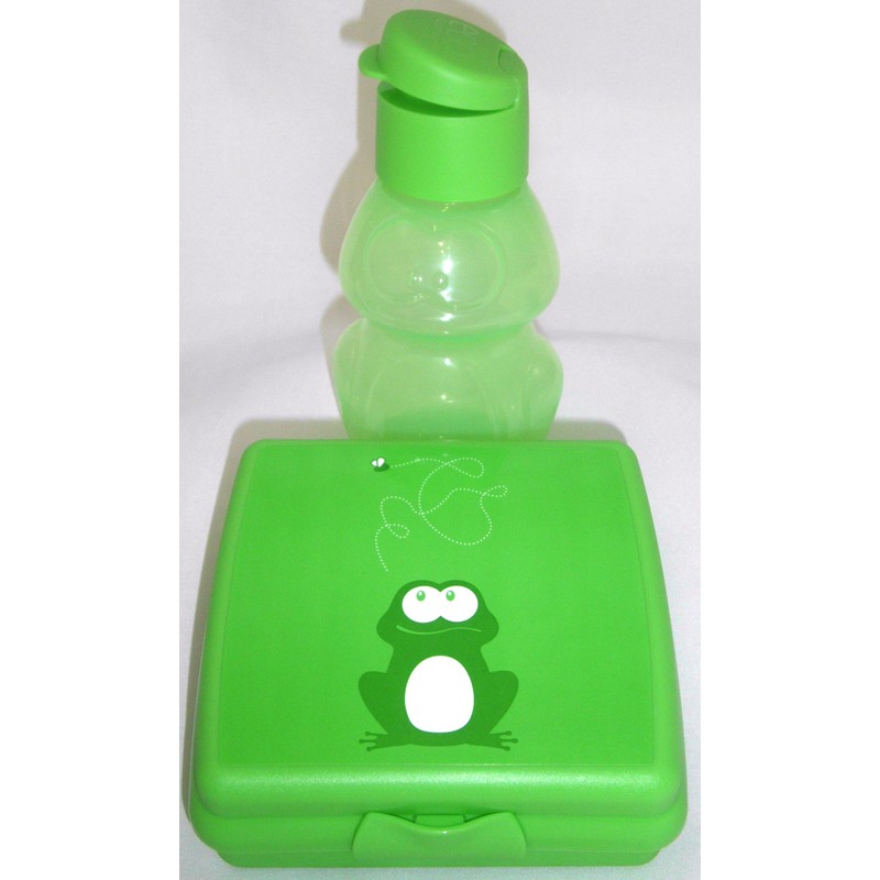 TUPPER 1a gourde flip top gourde grenouille vert 350 ml