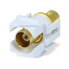 Monoprice 106540 Keystone Jack-Modular BNC, White