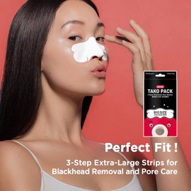 Nightingale 3-step Taco Pack Nose Deep Cleansing Pore Strip Systematic care for blackhead and whitehead removal Big size perfect fit / 나이팅게일 3단계 타코 팩 노즈 딥 클렌징 포어 스트립 블랙헤드 및 화이트헤드 제거를 위한 체계적인 관리 빅 사이즈 퍼펙트 핏