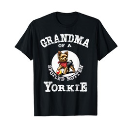 Yorkshire Terrier Yorkie Grandmother Grandma Gift T-Shirt