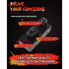 CCIYU Power Window Switch Front Right Passenger Side Fit 2015-2024 for Nissan Murano Door Lock Switch 254115AB0A 1S14469 DWS2302