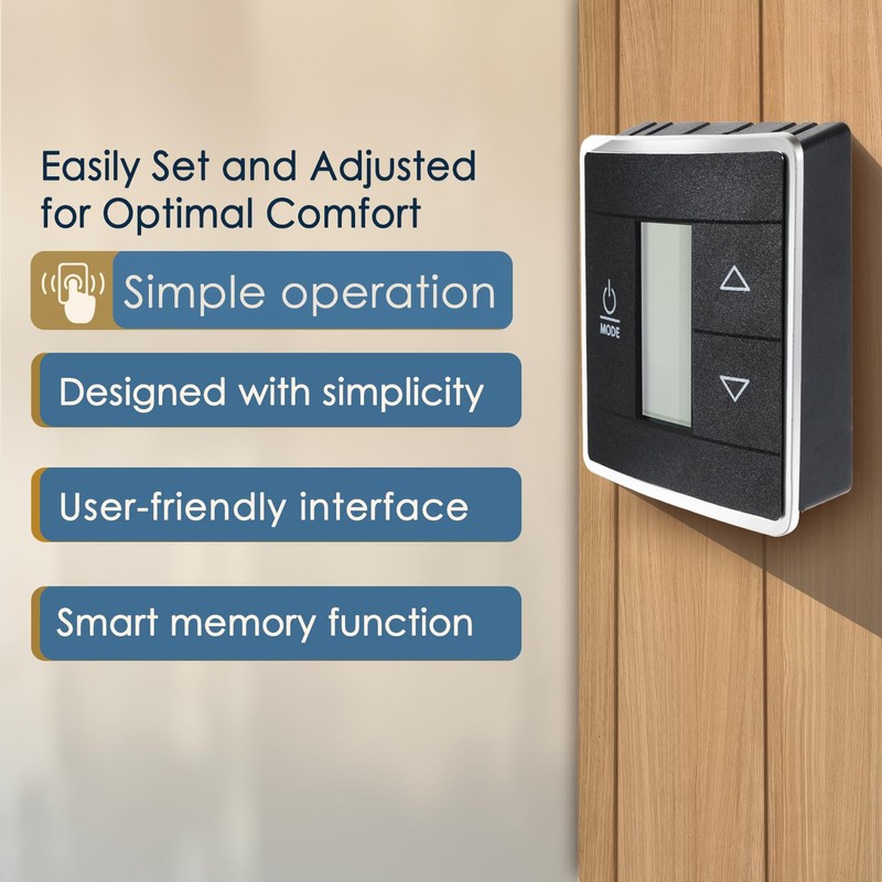 3316250.712 RV Single Zone Wall Thermostat Replacement for Dometic RV/Camper/Trailer