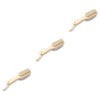 STOBAZA 3pcs Wooden Foot Brush Natural Pumice Massage Brush Bristle