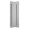 Modway Emmeline Scalloped Full-Length Mirror in Light Gray