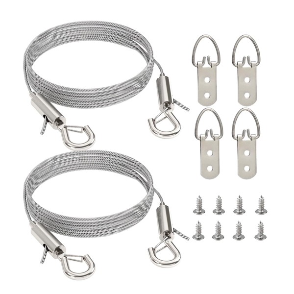 Picture Hanging, Picture Wire, Picture Hanging Wire Kit Adjustable Picture