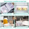 4 Pack Leakproof Clear Toiletry Bags, Cosmetic Bags, Reusable and