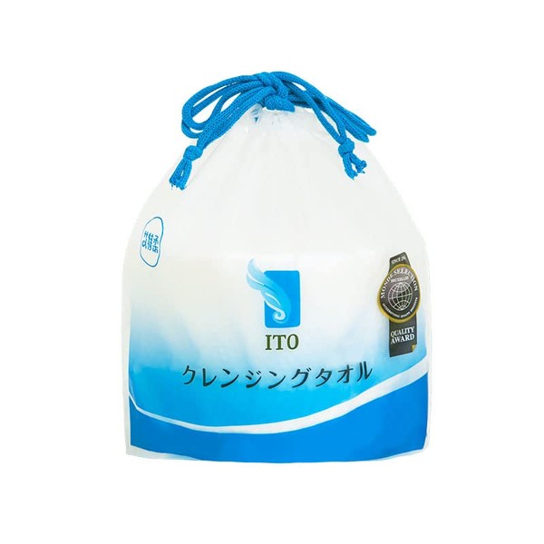 ITO Cleansing Towel, Disposable Face Wash Towel, Dry and Wet
