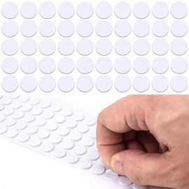 SmallCat 120 PCS Earring Support Patches, Waterproof Self-Adhesive Earring Back Stickers for Droopy Ears, 0.4 inch (10 mm) Round Ear Lobe Earring Back Lifters for Heavy Earrings, Earring Studs