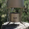 Kuvik Titanium Alcohol Stove with Stand