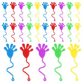 Sticky Hands, 30 Pcs Funny Sticky Toy for Party, Birthday Favors, Carnivals Prizes(Random Color)