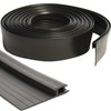 96" Long Black Vinyl Adjustable Width Bug Strip - Screen