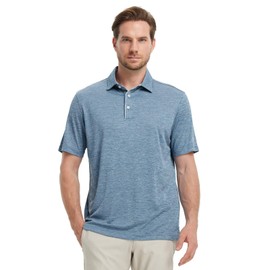 M MAELREG Polo Shirts for Men Quick Dry Fit Short Sleeve Performance Moisture Wicking Soft Casual Men's Golf Shirts