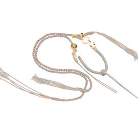 Viwind Tibetan Necklace for Men and Women Manual Braid Adjustable Lucky Chain DIY Pendant Bohemian Style, Not applicable