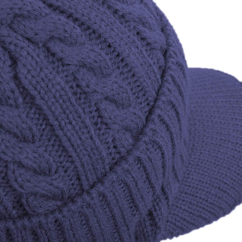Janey&Rubbins Gorra de esquí con visera de punto para uso