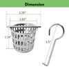 Neodrain Shower Drain Hair Catcher Hair and Debris Strainer only