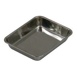 【業務用】 パール金属(PEARL METAL) 18-8 ステンレス製 角 バット 手札型 155×125mm H-7508