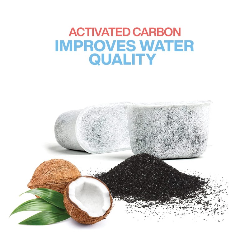 24-Pack Replacement Charcoal Water Filters Compatible with Breville BWF100 -
