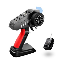 MN-89K 2.4Ghz Remote Controller Transmitter with 6CH RC Receiver for 1/8 1/10 1/16 1/32 RC Car RC Boat and Plane Hobby Toys DIY