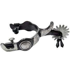 Western BS Concho 16pt Mens Jingle Bob Spurs