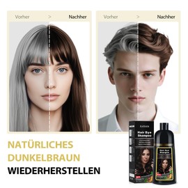 Kaisasa Low Hair Dye Shampoo (Dark Brown)