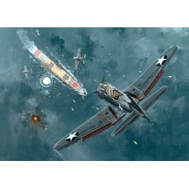 The Famous Four Minutes Battle of Midway June 1942 - 8X10 PREMIUM PRINT #5