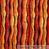 Benartex BonEful Fabric FQ Cotton Quilt Black Red Orange Yellow
