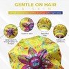 Discover reversible premium double layer silk satin sleeping bonnets designed