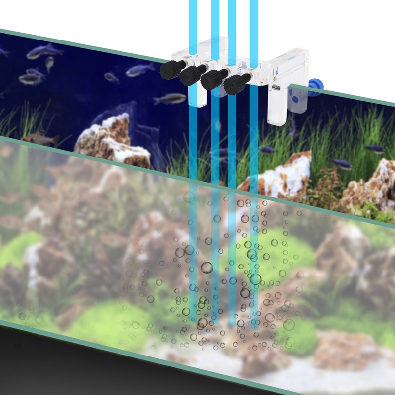 Acrylic Aquarium Soft Tube Fixture Holder for Holding Dosing Pump