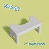 Step and Go Toilet Stool for Bathroom, Potty Poop Squat