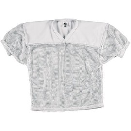 Markwort Adult Football Mesh Jersey (White, Small/Medium)