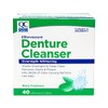 Quality Choice Denture Cleanser Overnight Whitening 40 Tablets Each (4