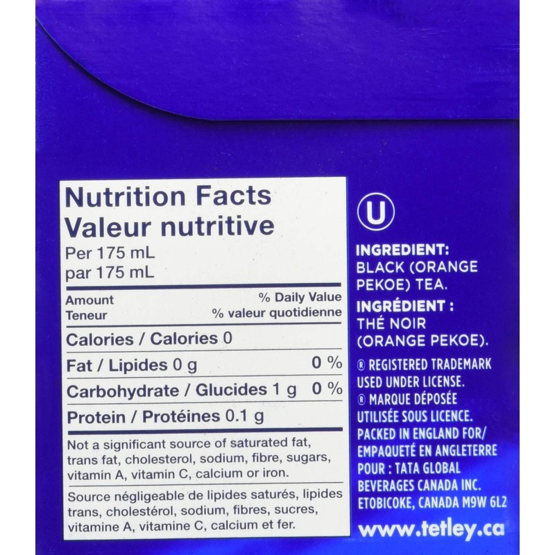 Tetley Orange Pekoe Black Tea - 36 Tea Bags, 113