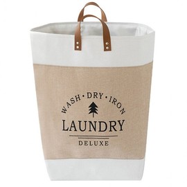 Fabric Handle Multi-purpose Storage Basket Brown Basket