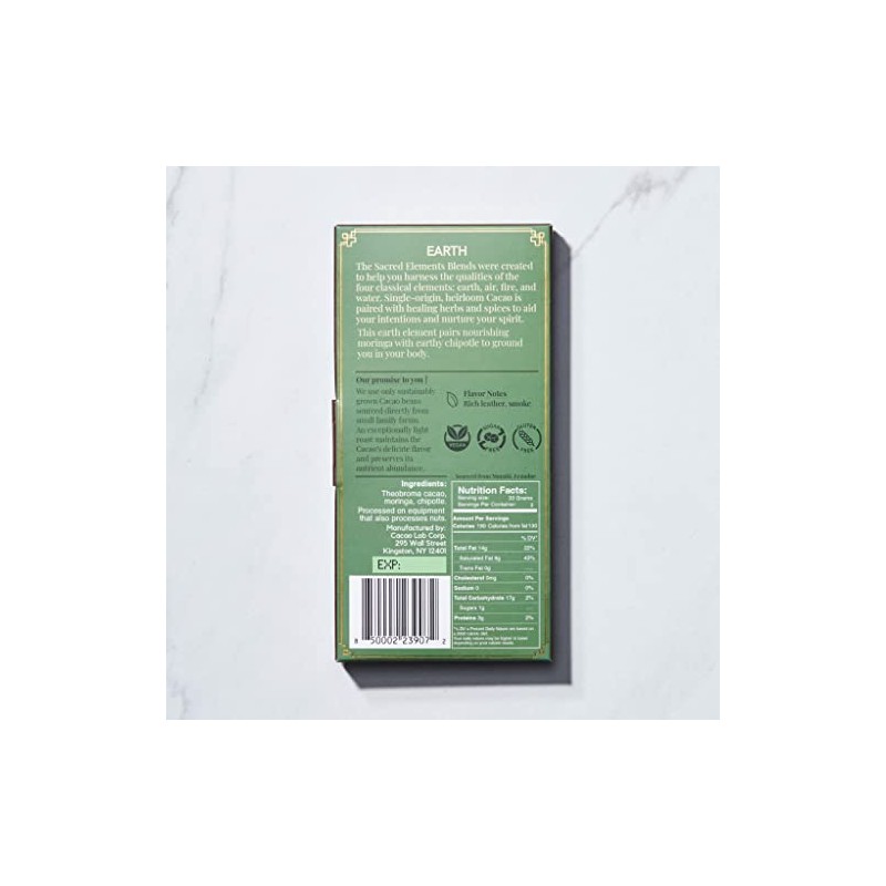 Ceremonial Grade Cacao - 100% Chocolate Unsweetened – Earth Blend: