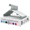 Utopia Home Plastic Hangers 50 Pack - Clothes Hanger with
