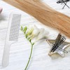 Healeved 1pcs Hair Cutting Comb Titanium Steel Comb Hair Comb