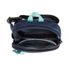 Travelon Greenlander - Correa compacta antirrobo sostenible, Azul Galaxia, 5"W