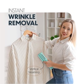 Portable Steamer for Clothes, Professional Handheld Garment Steamer 15s Fast Heat-up, 70ml Water Tank, 900W Mini Steam Iron for Home and Travel