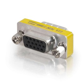 C2G HD15 VGA Male to VGA Female Mini Port Adapter Connection