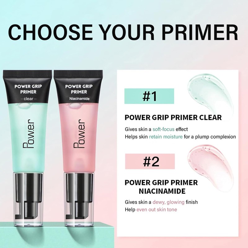Hydrating Face Primer with Hyaluronic Acid - Gel-Based Makeup Primer