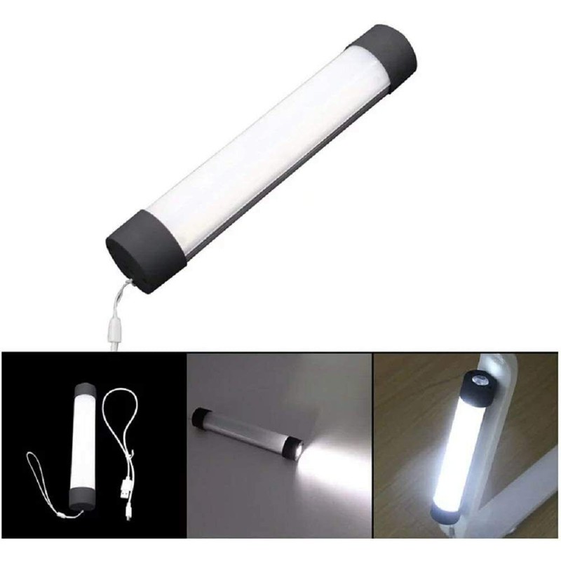 Primal Guardian Tactical Portable LED Flashlight USB Rechargeable Magnetic COB