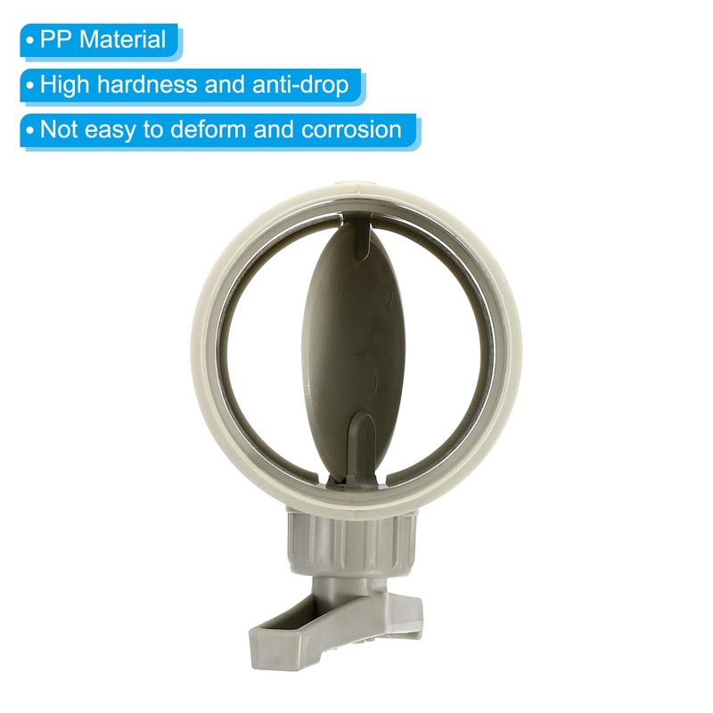 PATIKIL 3" HVAC Duct Manual Volume Damper, PP Adjustment Flame