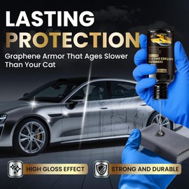 LUXFINISH Ceramic Coating & Surface Prep 2IN1 Professional 10H Graphene Fluid Kit to Protect Car Paint for Better Coating Finish of High Glossy & Hydrophobic Layer - Pack of 2