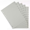 Dividers/Index Sheets, Polypropylene, DIN A4 with Numbers 1–10, Full Coverage,