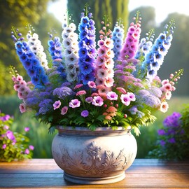 Larkspur Giant Imperial Seed Mix Delphinium Consolida 100 Seeds for Planting