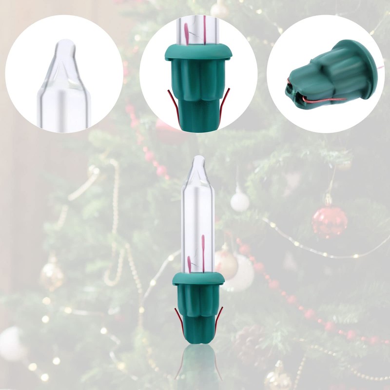 200pcs Christmas Replacement Bulbs, Christmas Mini Light Bulbs Replacement 2.5