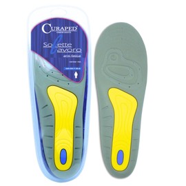 Curaped Anti Fatigue Gel Insoles - Ergonomic Support for Safety Shoes, Shock Absorbing and Work Shoes - Men 7-11 - Comfort for Working Standing - Ideal for Work Shoes