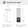 Deconovo Blackout Curtains for Living Room, Room Darkening Curtain Panel
